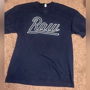 Raw Navy Blue Men's Short Sleeve Tee